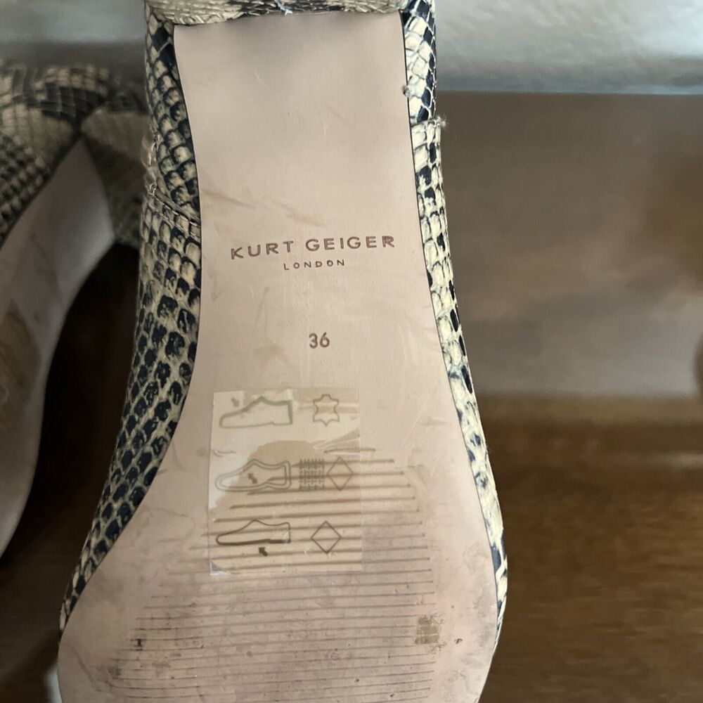 Kurt Geiger Animal Print Ankle Booties| Size 36 - Picture 11 of 14